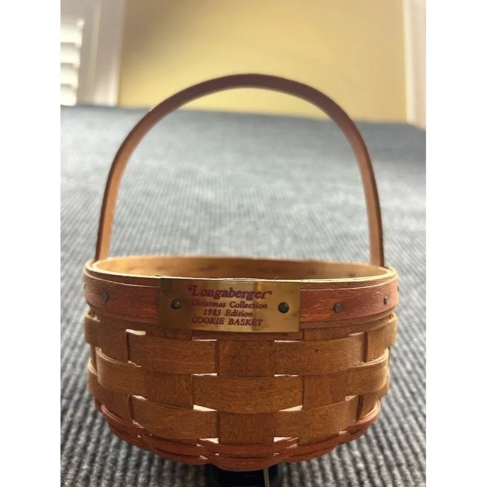 Longaberger Christmas Collection 1985 Edition Cookie Basket